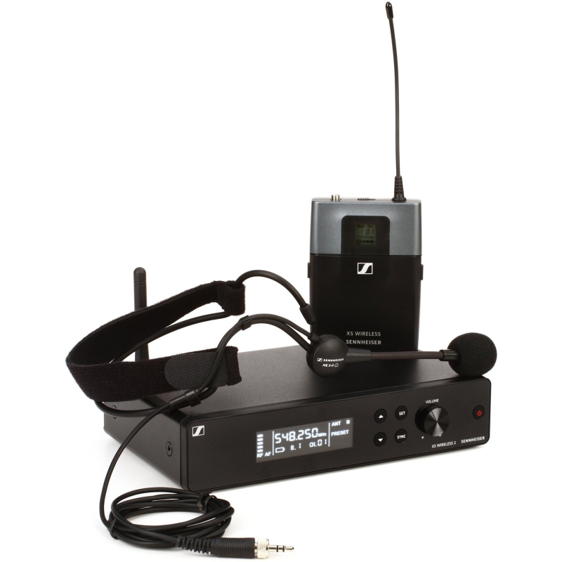 Sennheiser XSW 2-ME3-A Беспроводная вокальная радиосистема, 1 головной микрофон
